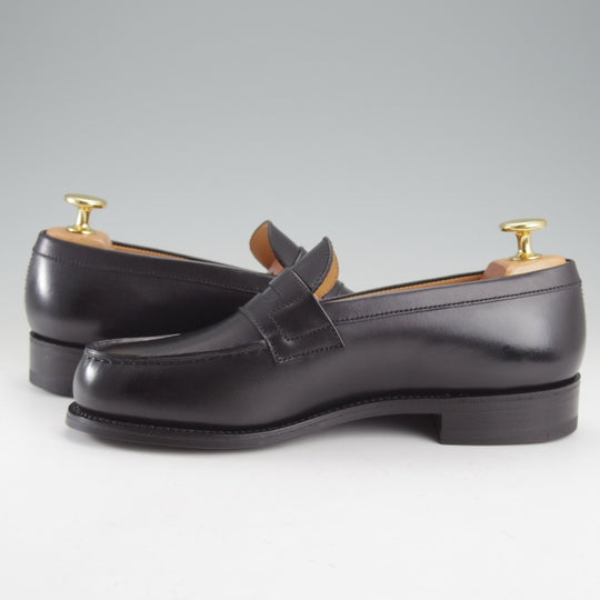 未使用★J.M.ウエストン(レディース) 3D【定価￥165,000-★コインローファー/180】82ラスト/カーフ/黒/Weston/ウェストン★o479