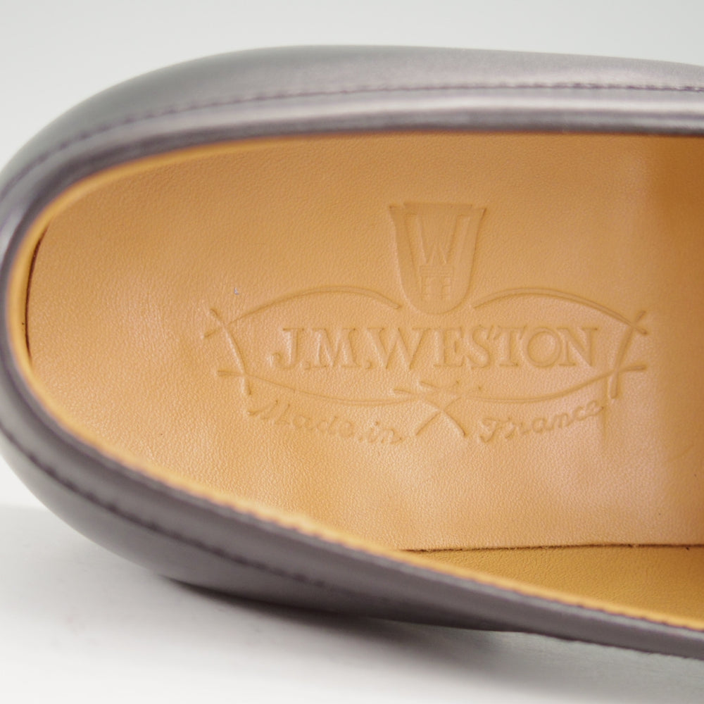 未使用★J.M.ウエストン(レディース) 3D【定価￥165,000-★コインローファー/180】82ラスト/カーフ/黒/Weston/ウェストン★o479