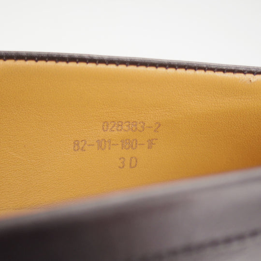 未使用★J.M.ウエストン(レディース) 3D【定価￥165,000-★コインローファー/180】82ラスト/カーフ/黒/Weston/ウェストン★o479