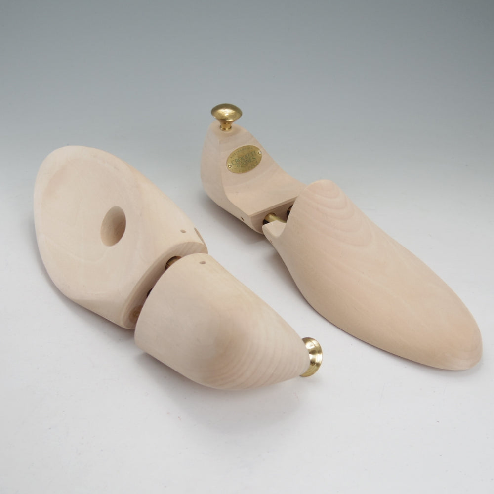 極上★クロケット&ジョーンズ SIZE 9【定価￥28,600-★純正シューツリー】木製シューキーパー/メンズ/Crockett&Jones★n960