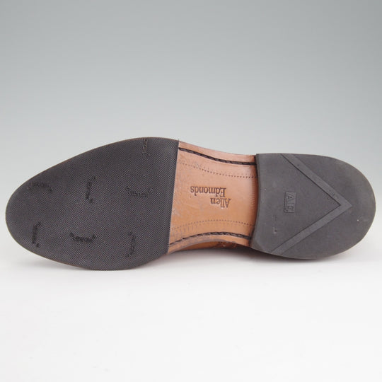 極上★(米)アレンエドモンズ 5.5E【現行定価￥132,000-★STRAND/ストランド】セミブローグ/カーフ/WALNUT/茶/メンズ/ALLEN EDMONDS★p036