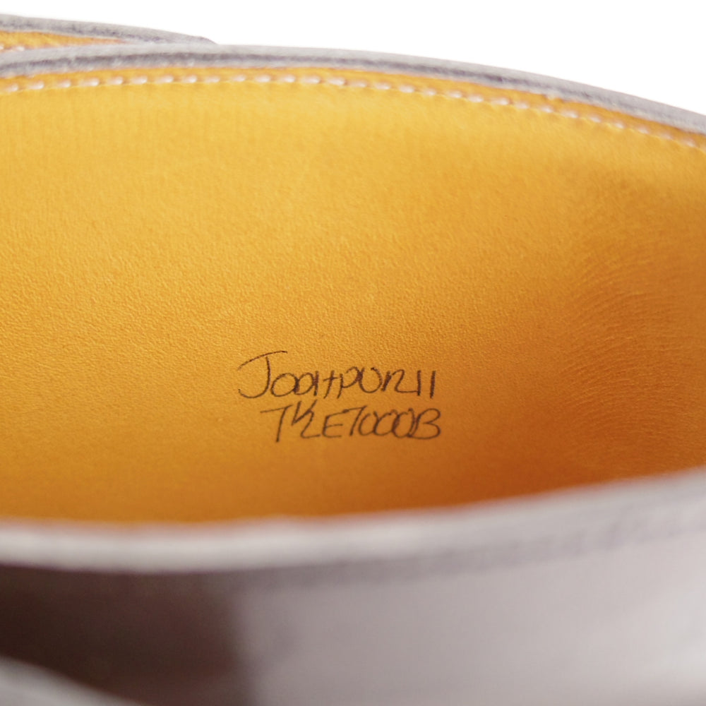 極美品★ジョンロブ 7.5E【同系モデル定価￥398,200-★JODHPUR 2/ジョッパーブーツ】7000Bラスト/ミュージアムカーフ/黒/JOHN LOBB★o480