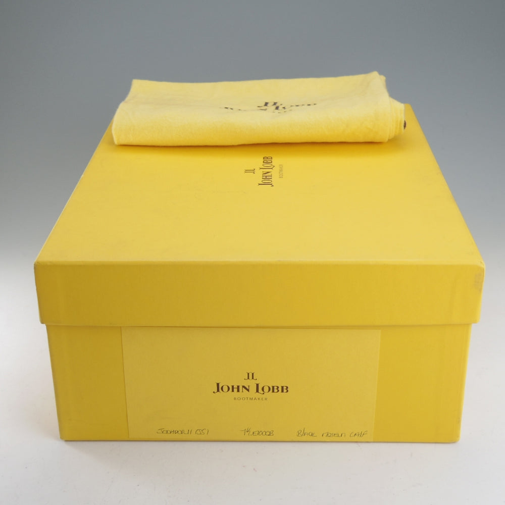 極美品★ジョンロブ 7.5E【同系モデル定価￥398,200-★JODHPUR 2/ジョッパーブーツ】7000Bラスト/ミュージアムカーフ/黒/JOHN LOBB★o480