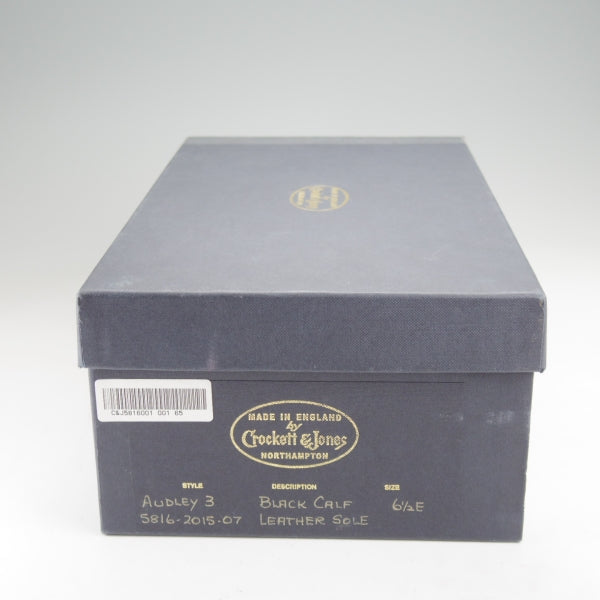 極上★クロケット&ジョーンズ 6.5E【定価￥148,500-★AUDLEY 3/オードリー3】ハンドグレードライン/367ラスト/黒/Crockett&Jones★n460