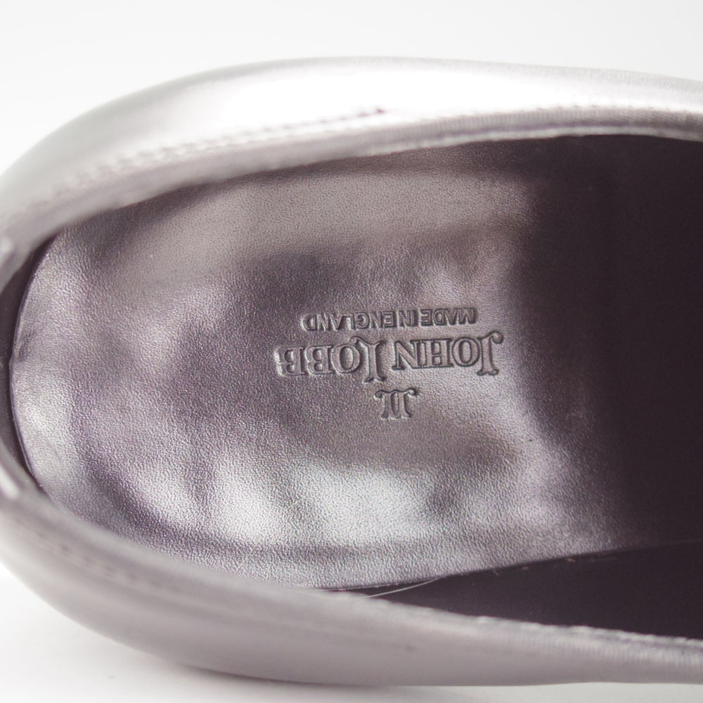 美品★ジョンロブ 8.5E【現行定価30万円以上★プレステージライン/GARNIER2/ガルニエ】7000ラスト/プレーントゥ/黒/JOHN LOBB★p037