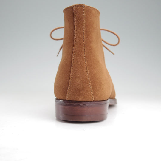 極美品★クロケット&ジョーンズ 9.5E【定価￥115,500-★チャッカブーツ/CHERTSEY】224ラスト/スエード/茶/Crockett&Jones★o482