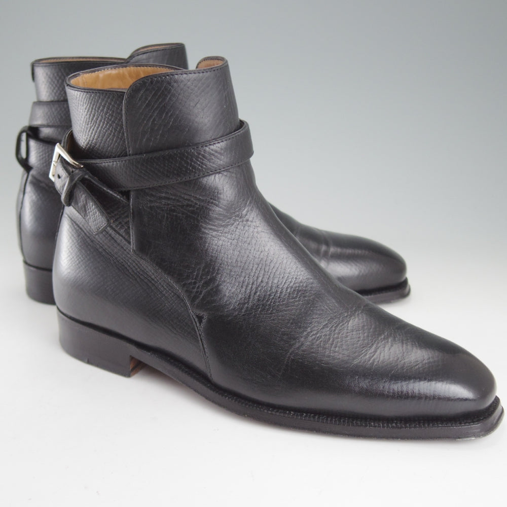 極上★(伊)エンツォ・ボナフェ SIZE 6【定価￥148,500-★ジョッパーブーツ/3930mod】773ラスト/アーリントン/黒/メンズ/Enzo Bonafe★p038