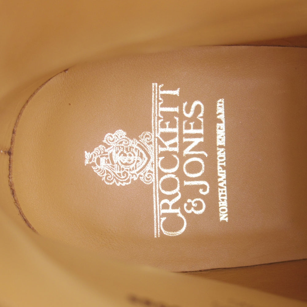 極美品★クロケット&ジョーンズ 9.5E【定価￥115,500-★チャッカブーツ/CHERTSEY】224ラスト/スエード/茶/Crockett&Jones★o482