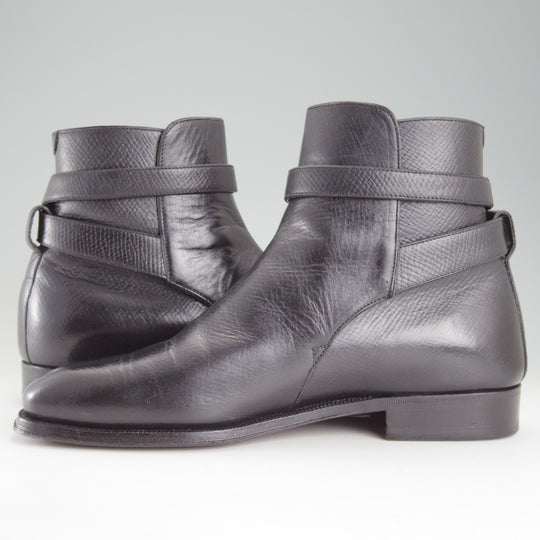 極上★(伊)エンツォ・ボナフェ SIZE 6【定価￥148,500-★ジョッパーブーツ/3930mod】773ラスト/アーリントン/黒/メンズ/Enzo Bonafe★p038