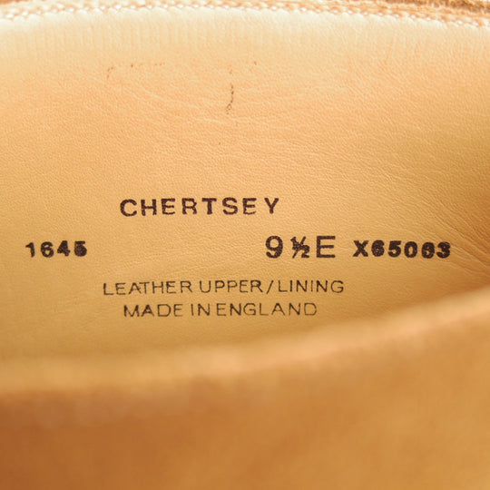 極美品★クロケット&ジョーンズ 9.5E【定価￥115,500-★チャッカブーツ/CHERTSEY】224ラスト/スエード/茶/Crockett&Jones★o482