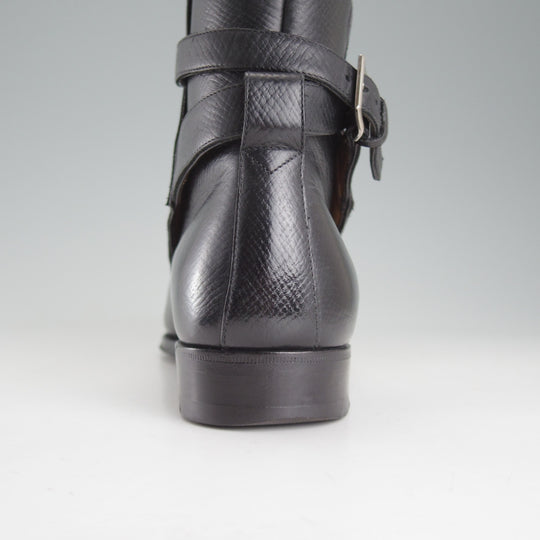 極上★(伊)エンツォ・ボナフェ SIZE 6【定価￥148,500-★ジョッパーブーツ/3930mod】773ラスト/アーリントン/黒/メンズ/Enzo Bonafe★p038