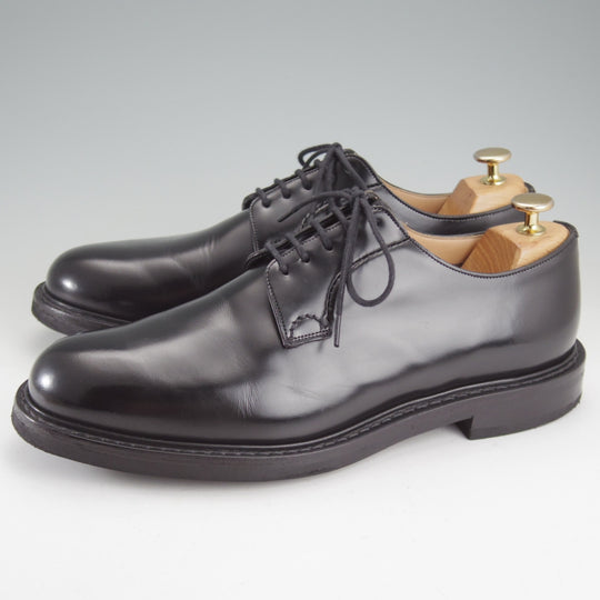 極上★チャーチ 85F/UK8.5【定価￥192,500-★SHANNON LW/シャノン】103ラスト/プレーントゥ/黒/メンズ/Church's★o483