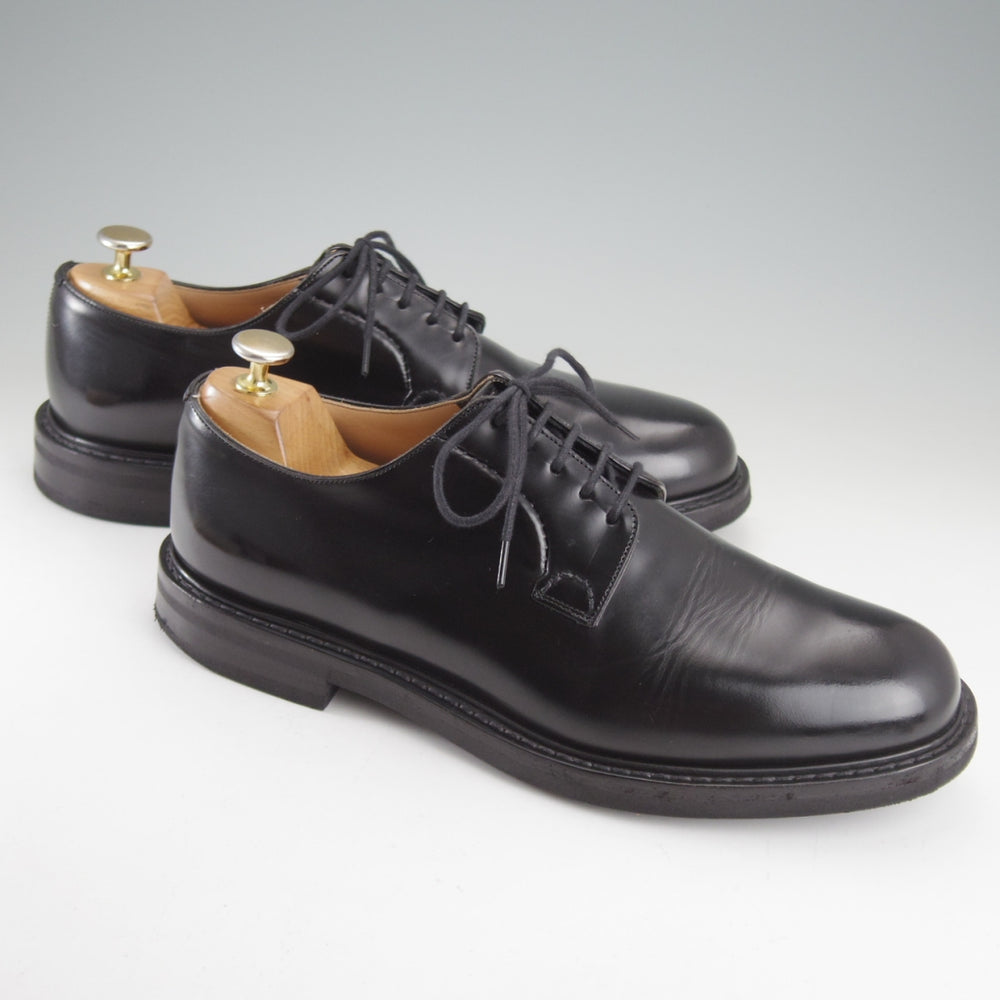 極上★チャーチ 85F/UK8.5【定価￥192,500-★SHANNON LW/シャノン】103ラスト/プレーントゥ/黒/メンズ/Church's★o483