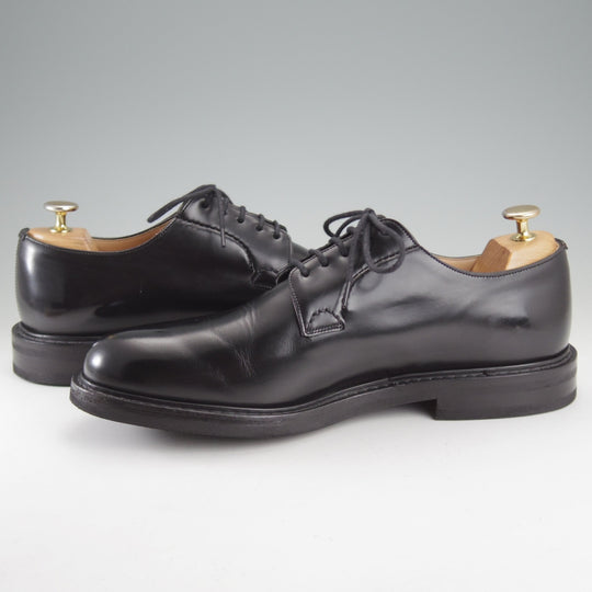 極上★チャーチ 85F/UK8.5【定価￥192,500-★SHANNON LW/シャノン】103ラスト/プレーントゥ/黒/メンズ/Church's★o483
