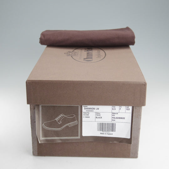 極上★チャーチ 85F/UK8.5【定価￥192,500-★SHANNON LW/シャノン】103ラスト/プレーントゥ/黒/メンズ/Church's★o483