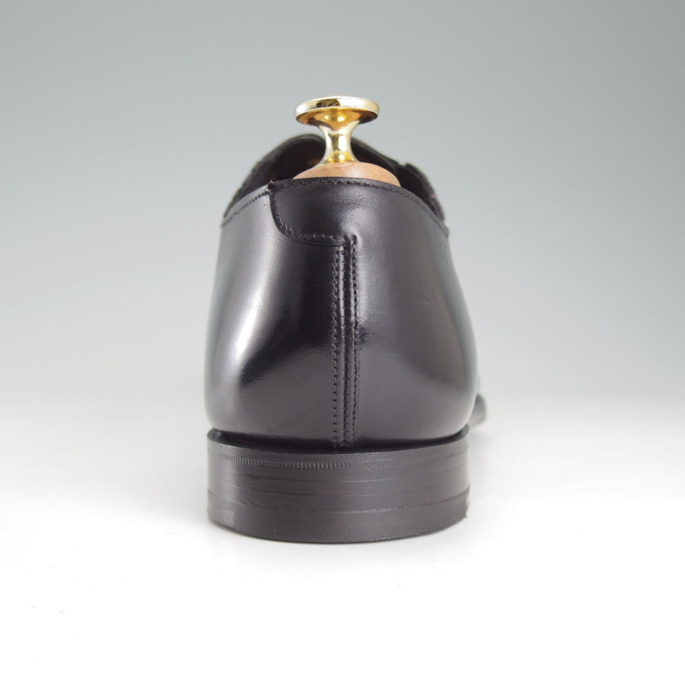 極美品★クロケット&ジョーンズ 9.5E【貴重★(英)ジョージクレバリー別注/JACK】サイドエラスティック/カーフ/黒/Crockett&Jones★p039