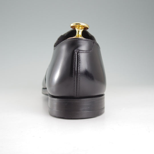 極美品★クロケット&ジョーンズ 9.5E【貴重★(英)ジョージクレバリー別注/JACK】サイドエラスティック/カーフ/黒/Crockett&Jones★p039