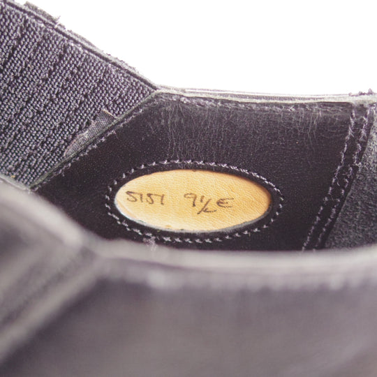 極美品★クロケット&ジョーンズ 9.5E【貴重★(英)ジョージクレバリー別注/JACK】サイドエラスティック/カーフ/黒/Crockett&Jones★p039