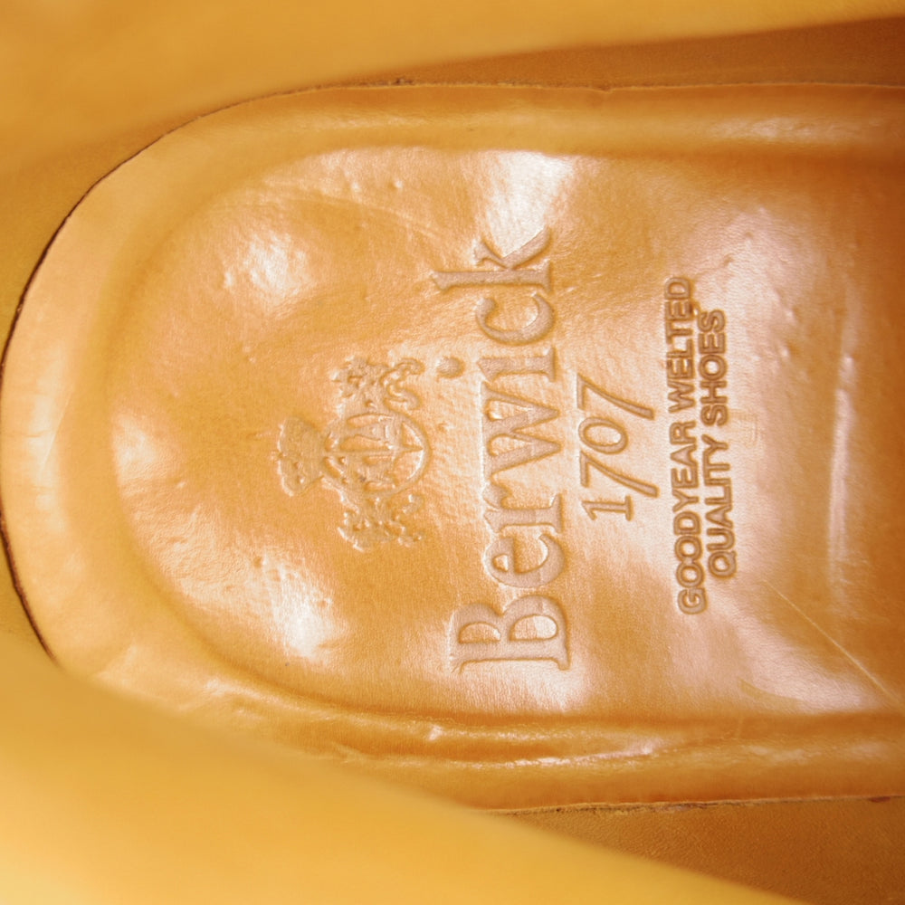 美品★(スペイン製)Berwick/バーウィック SIZE 7.5【ダイナイトソール仕様★チャッカブーツ/320】HO207ラスト/赤茶/メンズ★n982