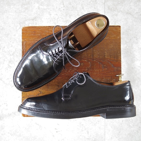 極上★オールデン 7.5C【定価￥211,200-★コードバン仕様/9901】バリーラスト/プレーントゥ/黒/ALDEN★n474