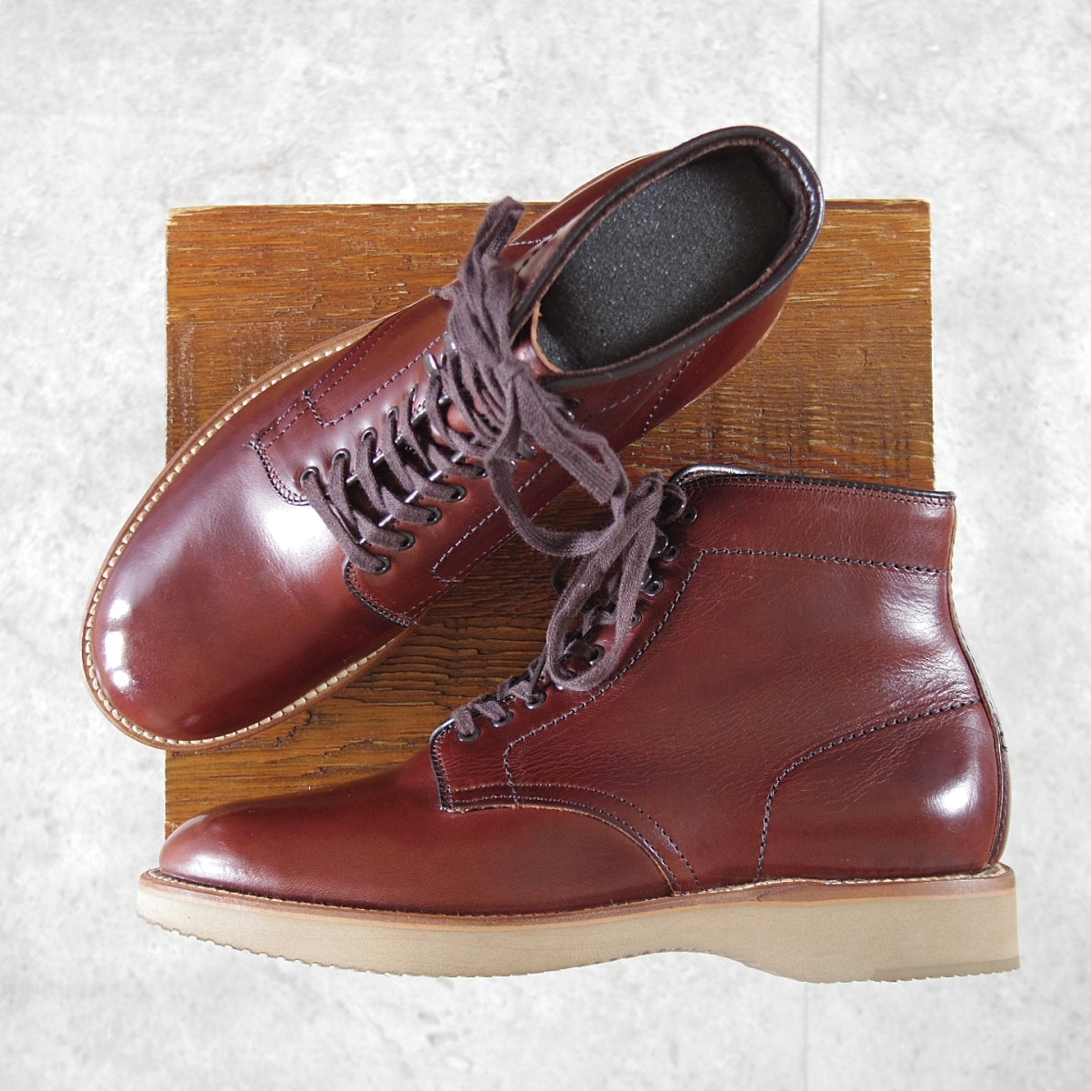 70s〜 フランス製 OLD  ダブルブレスト ローデンコート USED)RANCOURT DOUBLE STRAP LOAFER ランコート ダブル