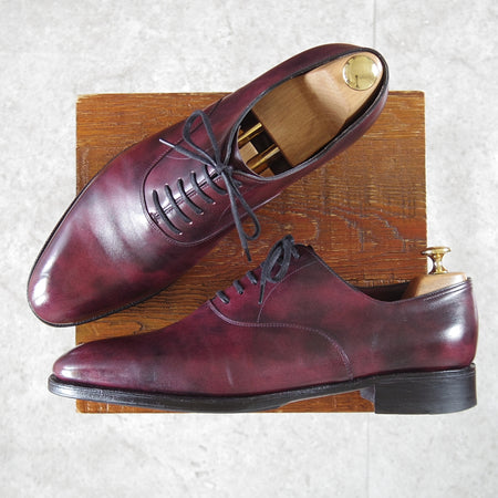 極上★ジョンロブ 9E【注文価格￥452,760-★バイリクエスト品/プレステージライン/SEATON】ミュージアムカーフ/赤茶/JOHN LOBB★n972