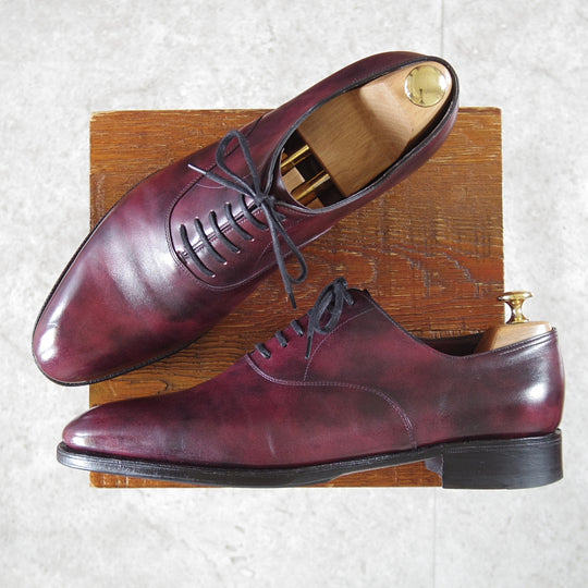 極上★ジョンロブ 9E【注文価格￥452,760-★バイリクエスト品/プレステージライン/SEATON】ミュージアムカーフ/赤茶/JOHN LOBB★n972