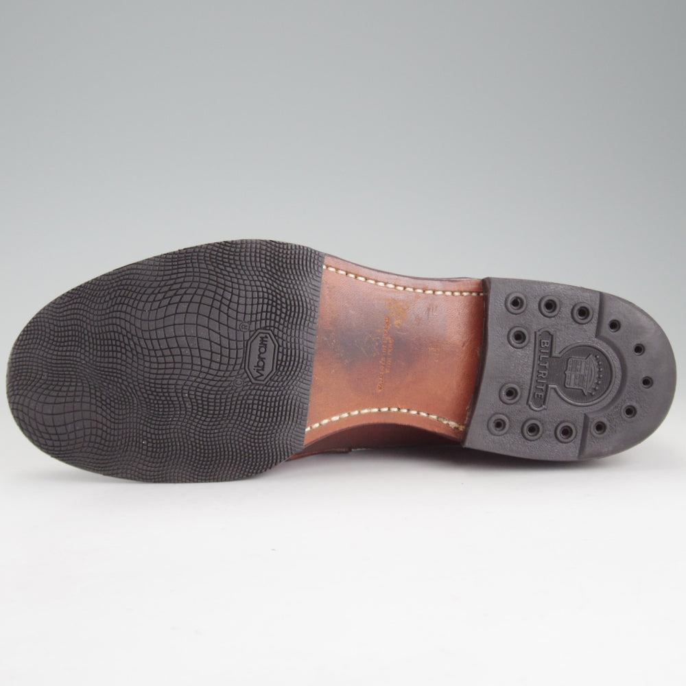 極上★Makers/メイカーズ SIZE 5.5【現行定価￥154,000-★#4(NO.4)コードバン仕様/(米)ホーウィン社/CDVN-01】Vチップローファー/茶★p042