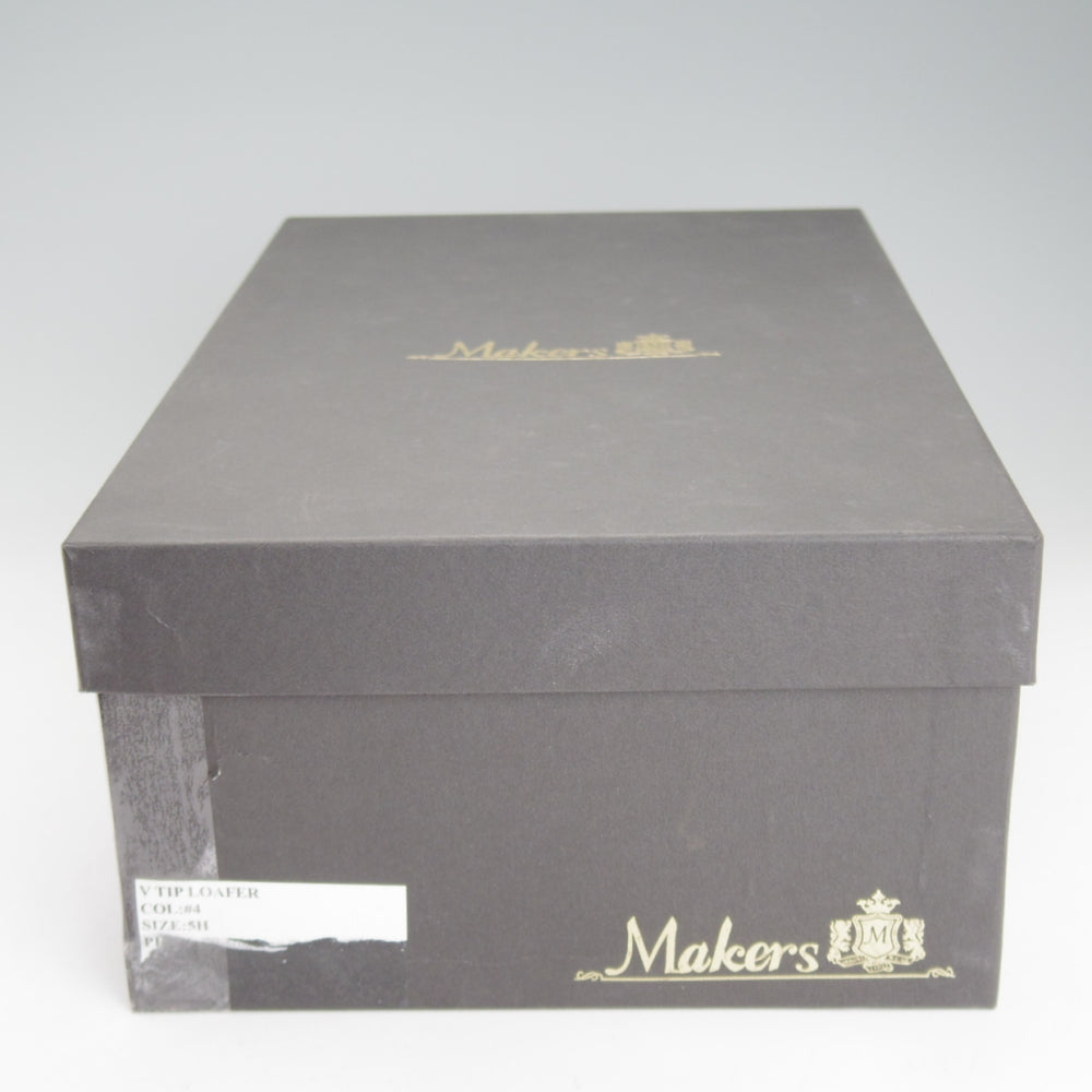 極上★Makers/メイカーズ SIZE 5.5【現行定価￥154,000-★#4(NO.4)コードバン仕様/(米)ホーウィン社/CDVN-01】Vチップローファー/茶★p042