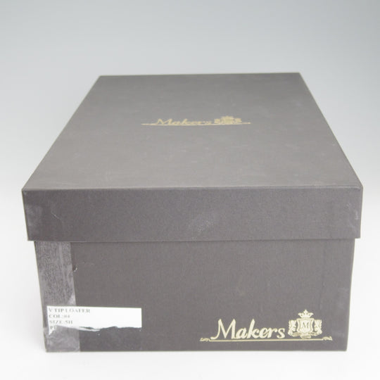 極上★Makers/メイカーズ SIZE 5.5【現行定価￥154,000-★#4(NO.4)コードバン仕様/(米)ホーウィン社/CDVN-01】Vチップローファー/茶★p042
