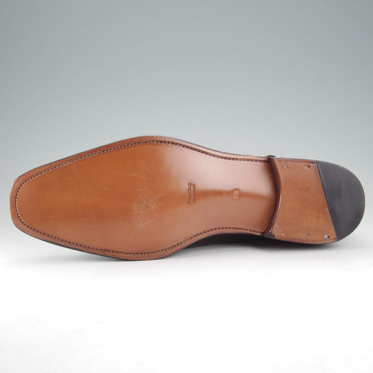 未使用★(スペイン製)MEERMIN/メルミン SIZE 8.5【グッドイヤーウェルテッド製法★サイドモンク】10043/カーフ/黒/メンズ★o487