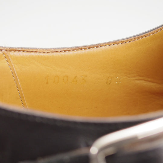 未使用★(スペイン製)MEERMIN/メルミン SIZE 8.5【グッドイヤーウェルテッド製法★サイドモンク】10043/カーフ/黒/メンズ★o487