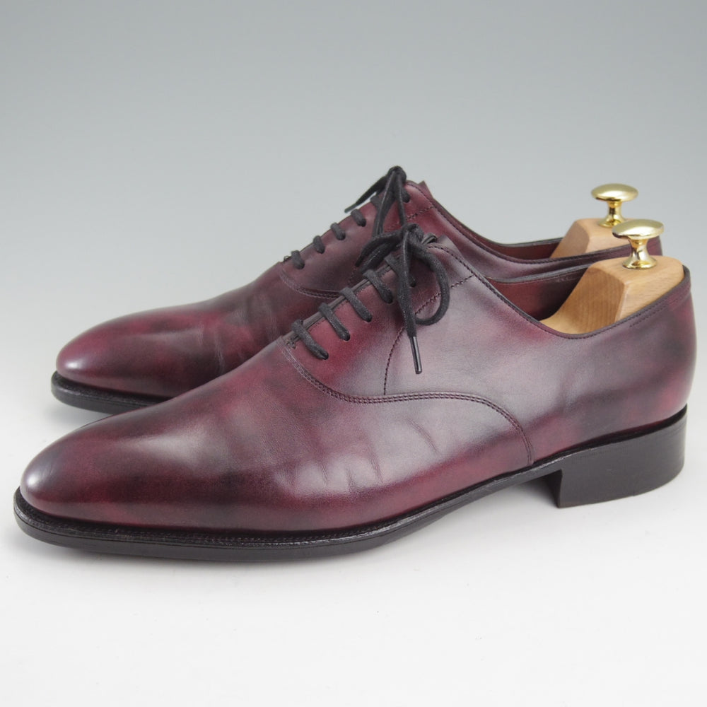 極上★ジョンロブ 9E【注文価格￥452,760-★バイリクエスト品/プレステージライン/SEATON】ミュージアムカーフ/赤茶/JOHN LOBB★n972