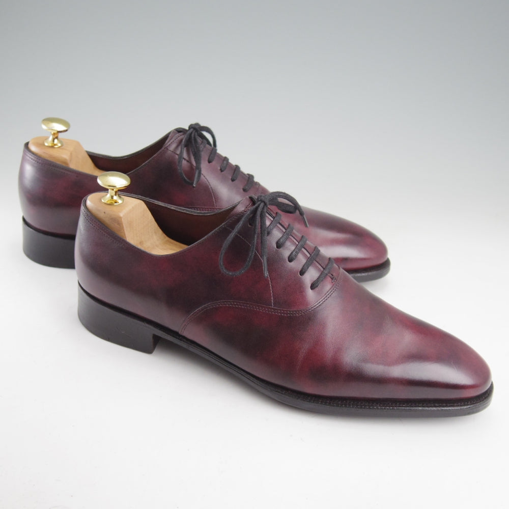 極上★ジョンロブ 9E【注文価格￥452,760-★バイリクエスト品/プレステージライン/SEATON】ミュージアムカーフ/赤茶/JOHN LOBB★n972