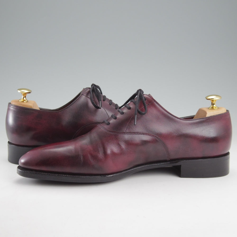 極上★ジョンロブ 9E【注文価格￥452,760-★バイリクエスト品/プレステージライン/SEATON】ミュージアムカーフ/赤茶/JOHN LOBB★n972