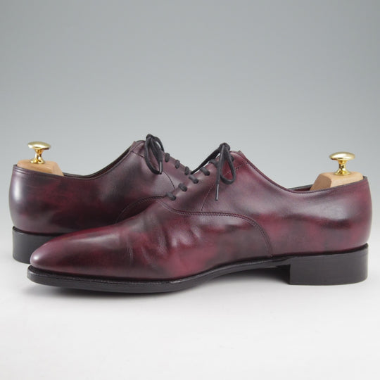 極上★ジョンロブ 9E【注文価格￥452,760-★バイリクエスト品/プレステージライン/SEATON】ミュージアムカーフ/赤茶/JOHN LOBB★n972