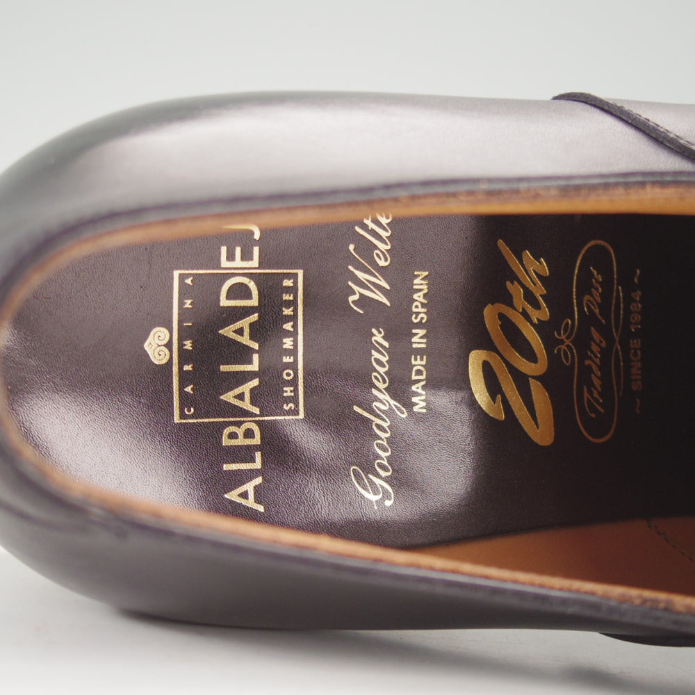 未使用★(スペイン製)カルミナ SIZE 8.5【貴重★トレーディングポスト20周年記念モデル/プレーントゥ】FILADELFIAラスト/黒/CARMINA★o488