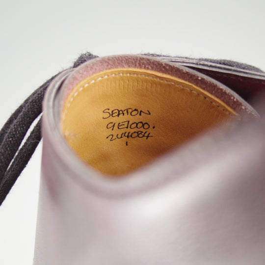 極上★ジョンロブ 9E【注文価格￥452,760-★バイリクエスト品/プレステージライン/SEATON】ミュージアムカーフ/赤茶/JOHN LOBB★n972