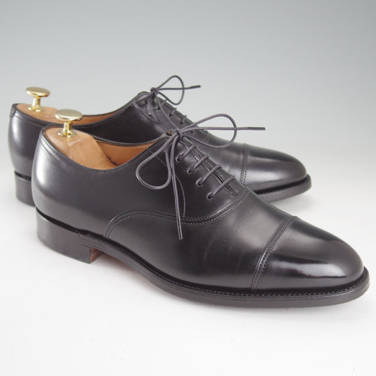 美品★ジョンロブ 6D【貴重★8695ラストのシティ/CITY】ストレートチップ/カーフ/黒/メンズ/JOHN LOBB★p046