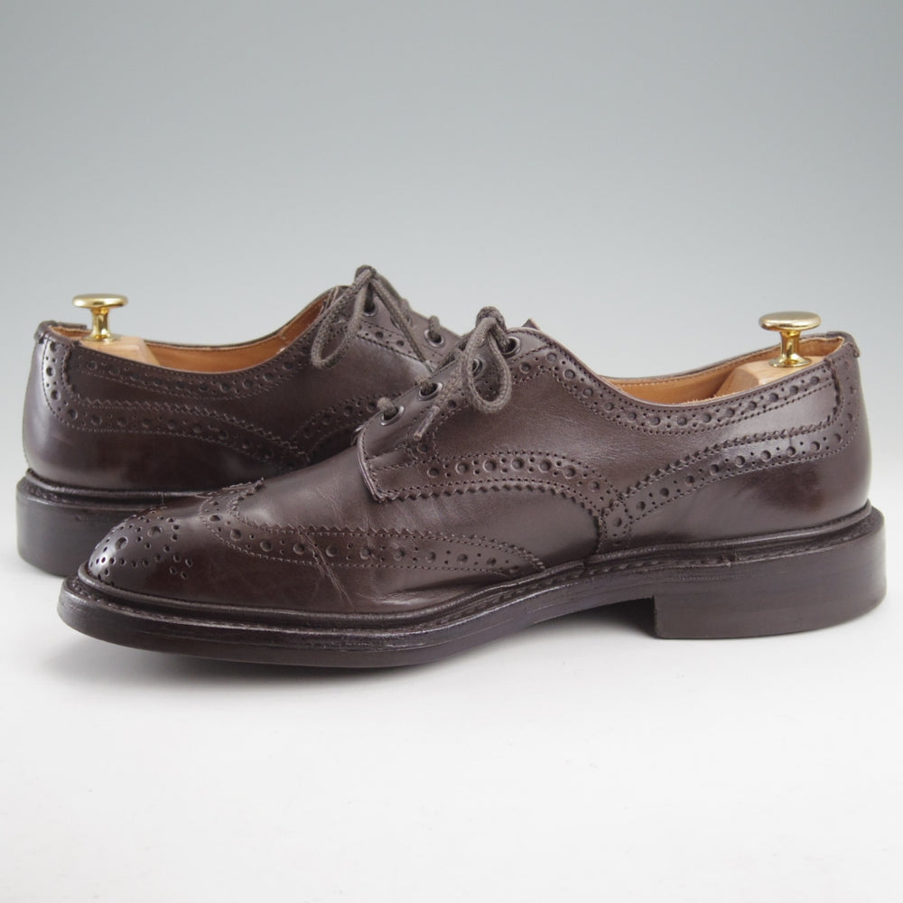 極上★トリッカーズ SIZE 7.5【定価￥132,000-★ダイナイトソール/BOURTON/キルト付き】バートン/カントリーシューズ/濃茶/Tricker's★n973