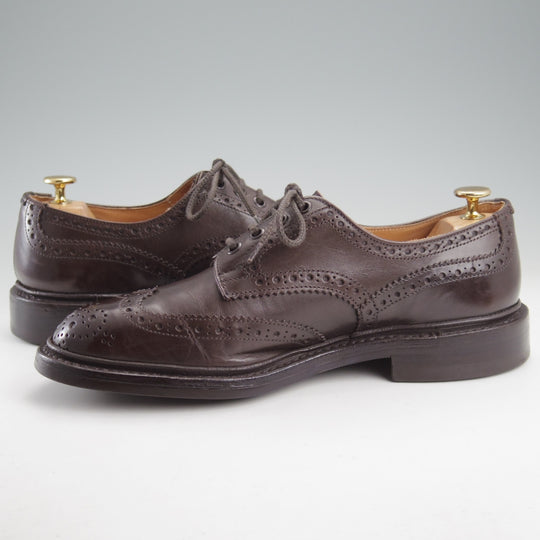 極上★トリッカーズ SIZE 7.5【定価￥132,000-★ダイナイトソール/BOURTON/キルト付き】バートン/カントリーシューズ/濃茶/Tricker's★n973