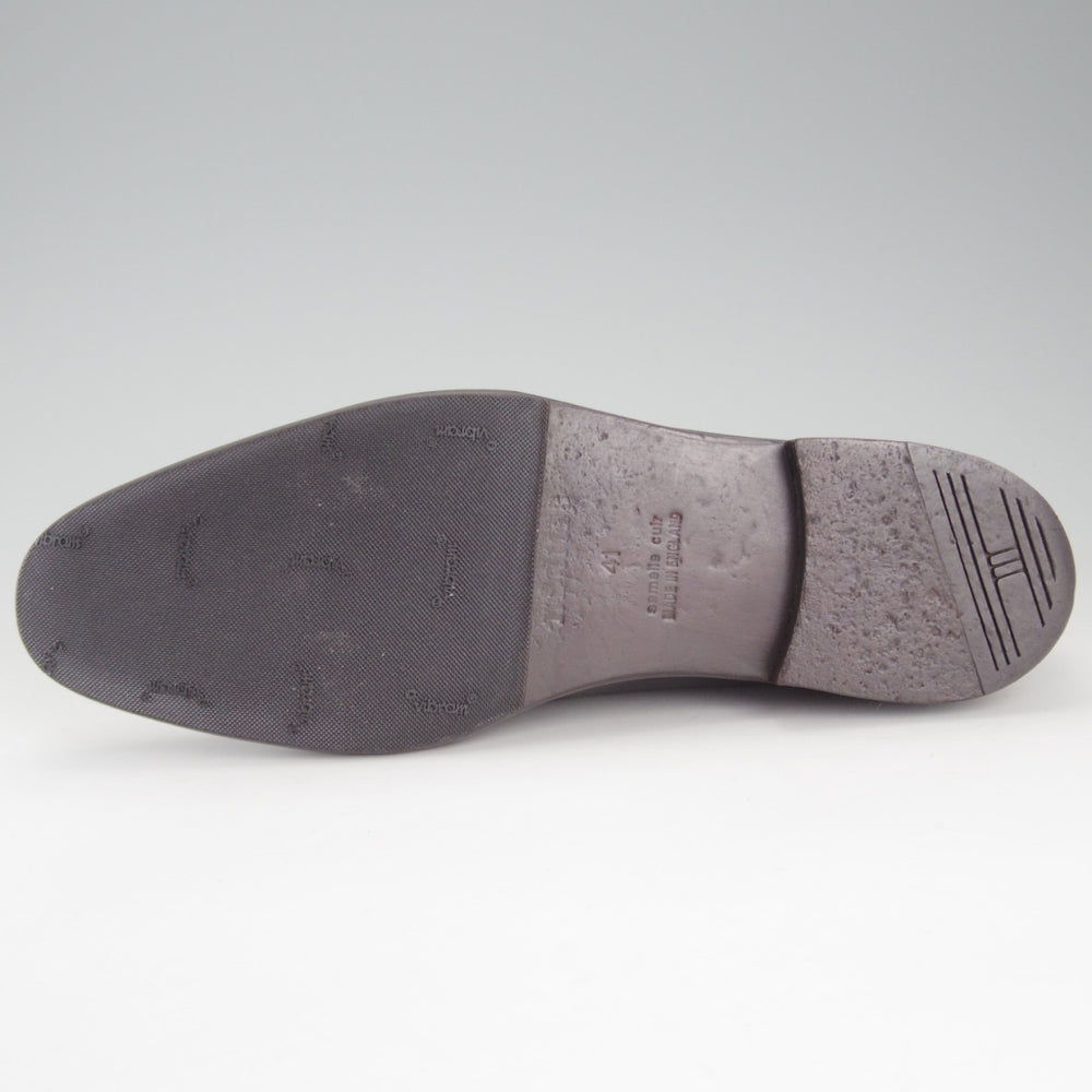 極美品★ジョンロブ SIZE 41.5/UK7.5程度【貴重★エルメス別注/HERMES/コインローファー】KEITH/H304ラスト/カーフ/黒/JOHN LOBB★p047