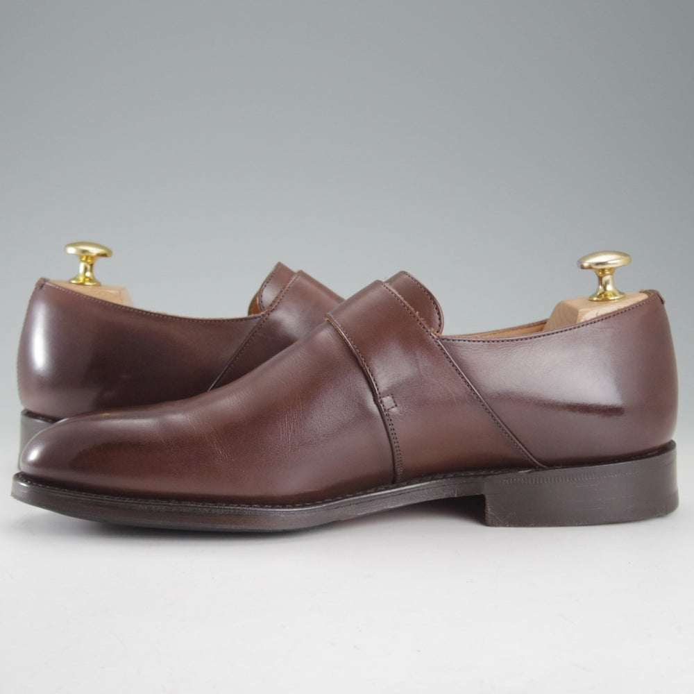 極上★チャーチ 55F/UK5.5【現行定価￥181,500-★Westbury/ウェストバリー】173ラスト/モンクストラップ/濃茶/メンズ/Church's★p048