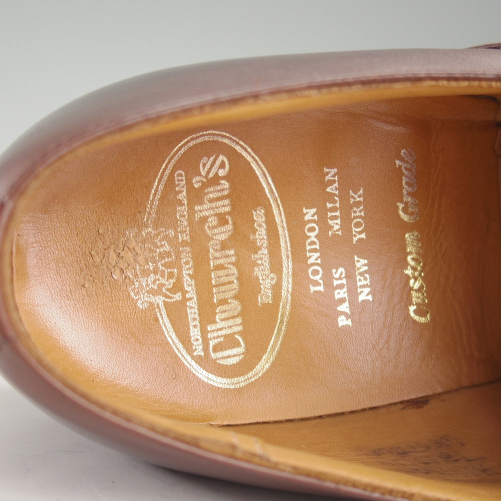 極上★チャーチ 55F/UK5.5【現行定価￥181,500-★Westbury/ウェストバリー】173ラスト/モンクストラップ/濃茶/メンズ/Church's★p048