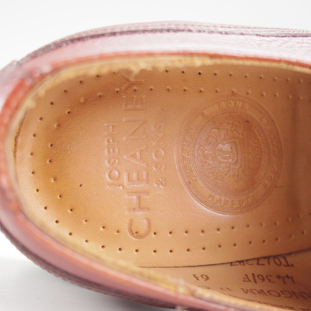 美品★(英)チーニー 6.5F【定価￥99,000-★ケンゴン/CAIRNGORM 2C/ヴェルトショーン製法】ストレートチップ/赤茶/メンズ/CHEANEY★n974