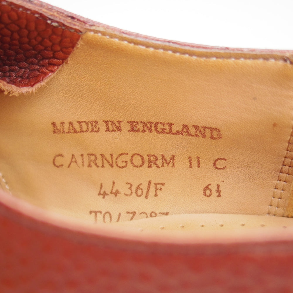 美品★(英)チーニー 6.5F【定価￥99,000-★ケンゴン/CAIRNGORM 2C/ヴェルトショーン製法】ストレートチップ/赤茶/メンズ/CHEANEY★n974