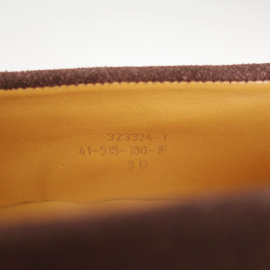 極美品★J.M.ウエストン 8D【定価￥165,000-★コインローファー/180】41ラスト/スエード/濃茶/メンズ/Weston/ウェストン★p050