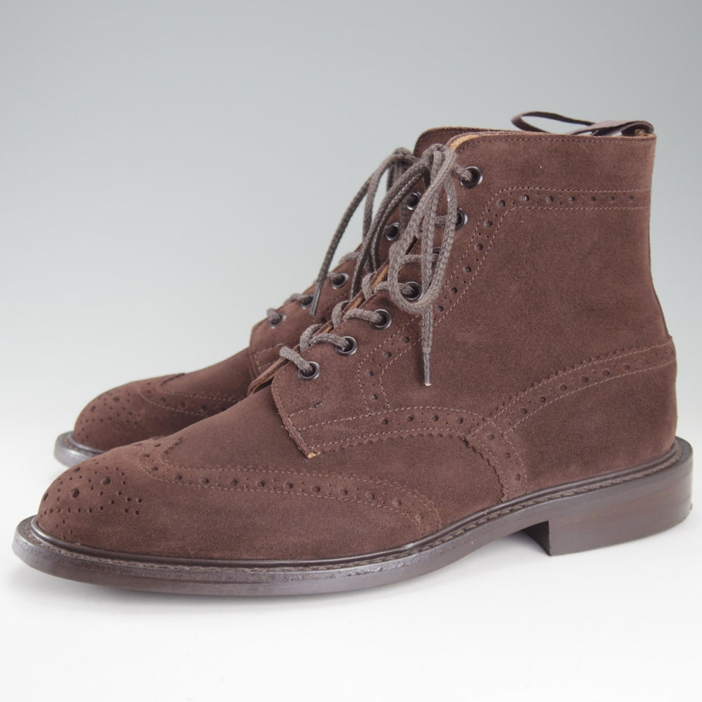 極上★トリッカーズ SIZE 7【定価￥143,000-★ダイナイトソール/STOW】ストウ/5634/カントリーブーツ/スエード/濃茶/Tricker's★p051