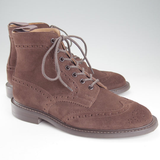 極上★トリッカーズ SIZE 7【定価￥143,000-★ダイナイトソール/STOW】ストウ/5634/カントリーブーツ/スエード/濃茶/Tricker's★p051