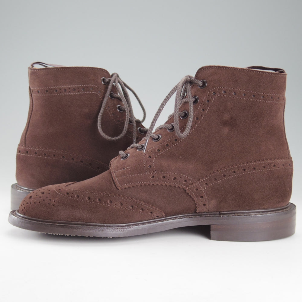 極上★トリッカーズ SIZE 7【定価￥143,000-★ダイナイトソール/STOW】ストウ/5634/カントリーブーツ/スエード/濃茶/Tricker's★p051